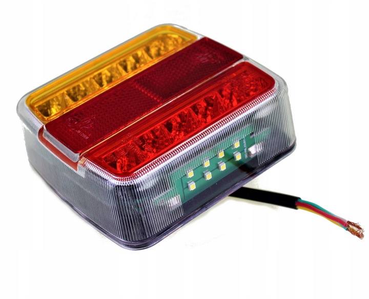 LEDOWA lampa tylna zespolona LED 12-24V 3 funkcje do przyczepek diodowa