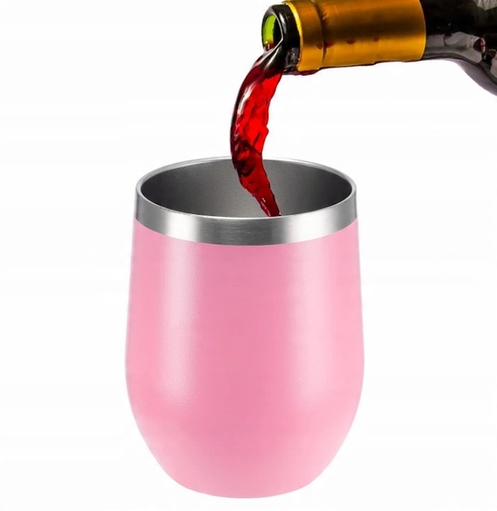 KUBEK TERMICZNY ZE SŁOMKĄ i POKRYWKĄ NA KOKTAJL WINO KAWĘ YERBA MATE 360ml