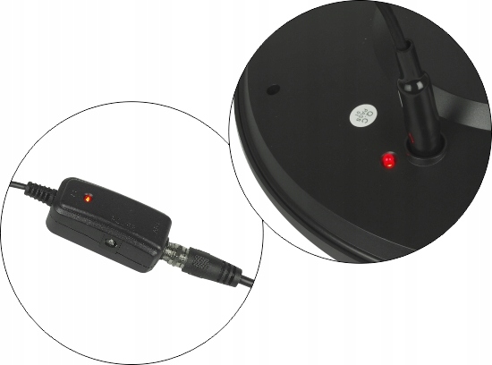 CYFROWA UNIWERSALNA MOBILNA ANTENA DVB-T/T2 BIAŁA