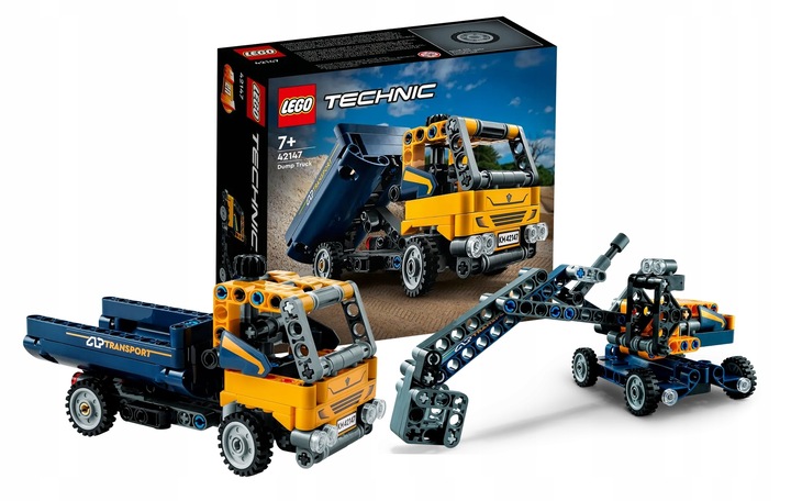 LEGO Technic Ładowarka Samochód Ciężarowy Wywrotka Kiper 2W1 NOWY + TORBA