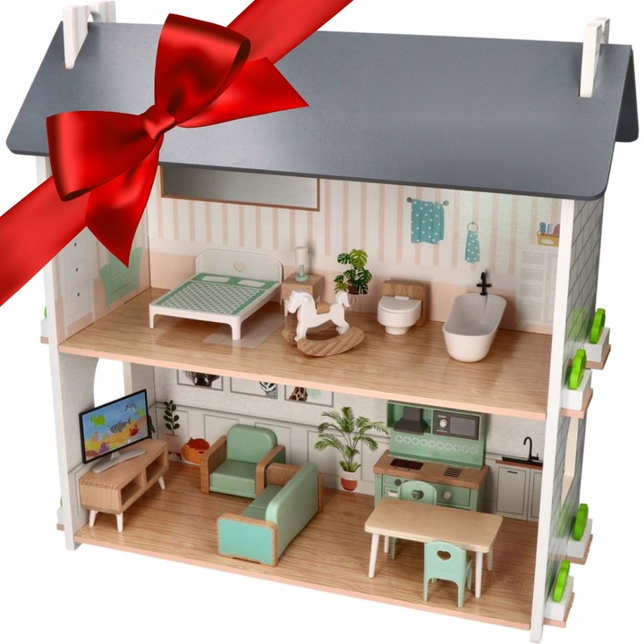 Domek dla lalek duży Przytulny