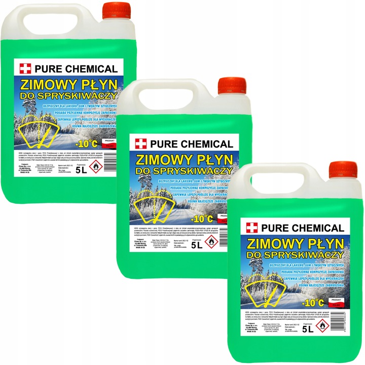 PŁYN DO SPRYSKIWACZY ZIMOWY - DLA WSZYSTKICH - 15L