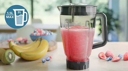 Blender kielichowy Philips 5000 Series HR3020/20 1000W 3 prędkości Szary