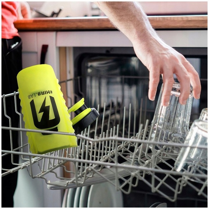 SZEJKER shaker SZCZELNY na siłownię białek 770 ml WBUDOWANY POJEMNIK hiro