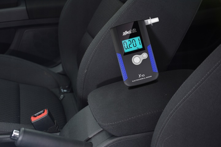 Alkomat ALKOHIT X10 Technologia Policyjna +Ustniki