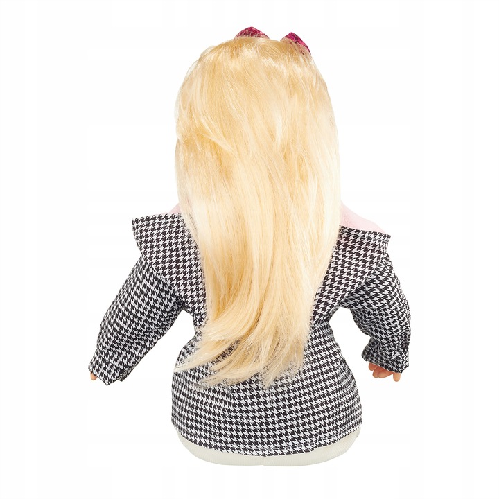 Lalka bobas jak żywa duża 56cm miękka interaktywna mówi śpiewa 2języki uczy