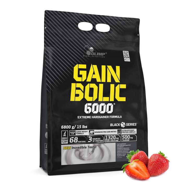 OLIMP GAIN BOLIC 6000 6800g ODŻYWKA GAINER MASA
