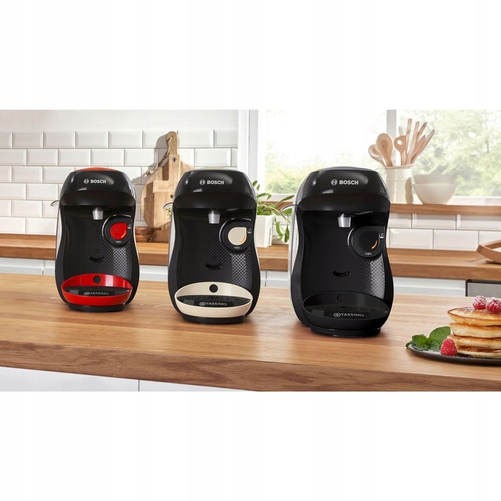 Ekspres kapsułkowy Bosch Tassimo Happy Friendly TAS102E 1400W 0,7L Czarny