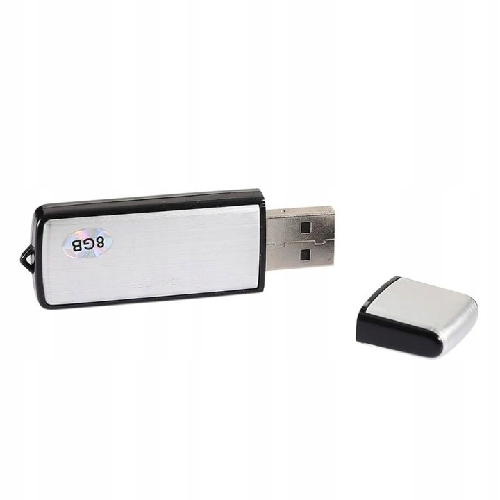 Mini Dyktafon szpiegowski podsłuch PENDRIVE ukryty rejestrator głosu USB