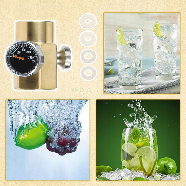 Przetoczka Tr21/4 Do SodaStream Brita Philips Naboje Niebieskie Twist