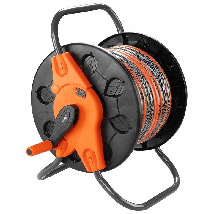 STOJAK NA WĄŻ OGRODOWY, TWORZYWO SZTUCZNE, DO 60 M WĘŻA 1/2" NEO TOOLS