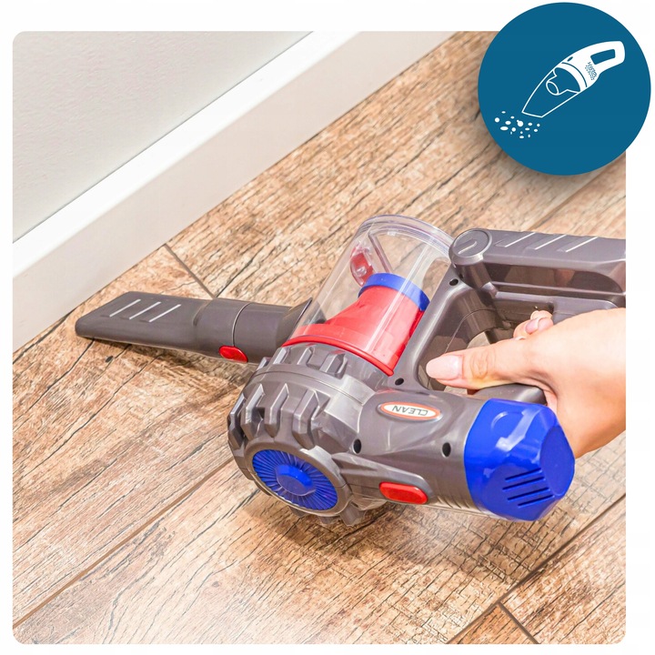 Odkurzacz Pionowy dla Dzieci z Dźwiękiem 2w1 i Ręczny Funkcja Ssania Dźwięk