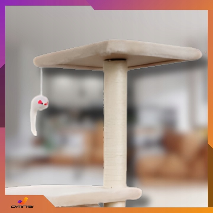 Drapak dla kota duży wysoki drzewko domek budka legowisko słupek mysz walec
