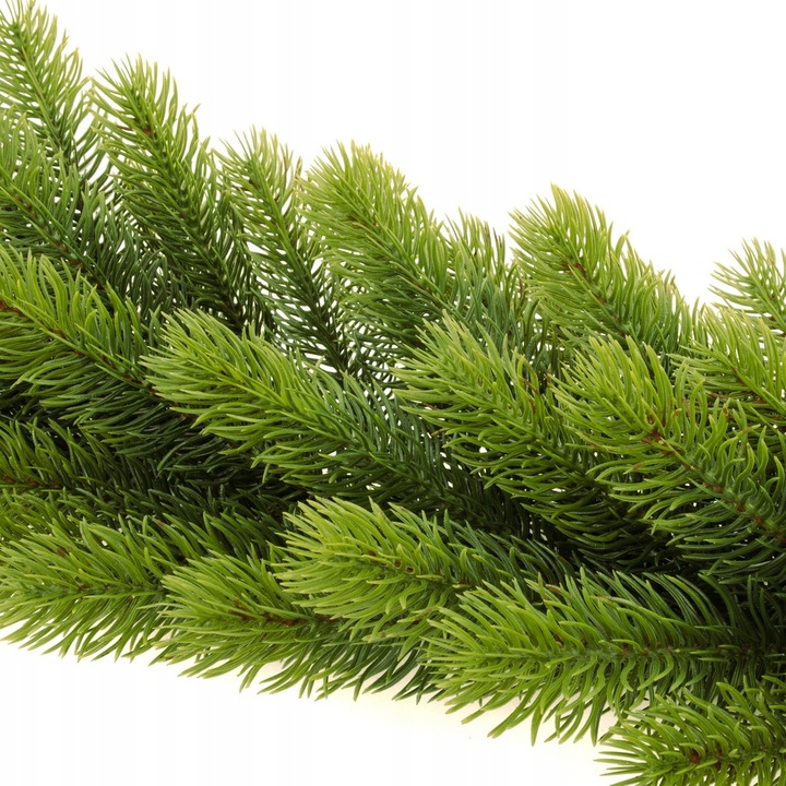 GIRLANDA Świąteczna Świerk PE 200 cm GĘSTA 144 gałązki jak naturalna