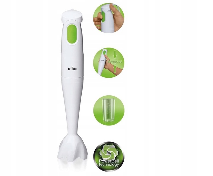 Blender kielichowy Braun Minipimer 1 MQ 100 450 W