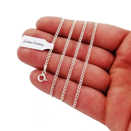 SREBRNY NASZYJNIK PANCERKA 60 cm/2 mm PRÓBA 925 BIŻUTERIA DLA NIEGO FACETA