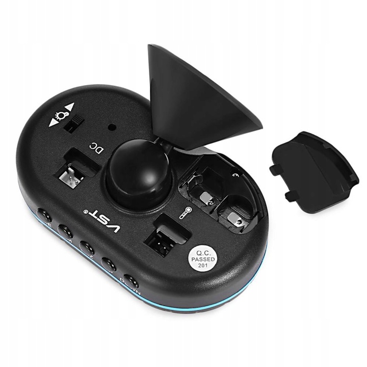 Termometr samochodowy stacja pogody 12V - woltomierz- zielony / czerwony CE