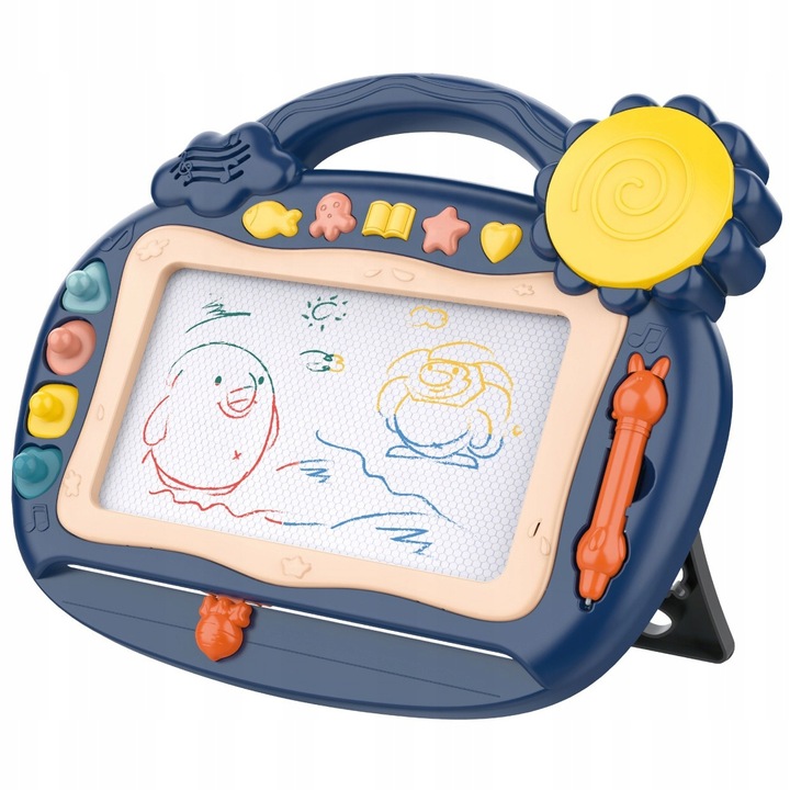 ZNIKOPIS TABLICA MAGNETYCZNA RYSOWANIA PISANIA STEMPELKI DLA DZIECI WOOPIE