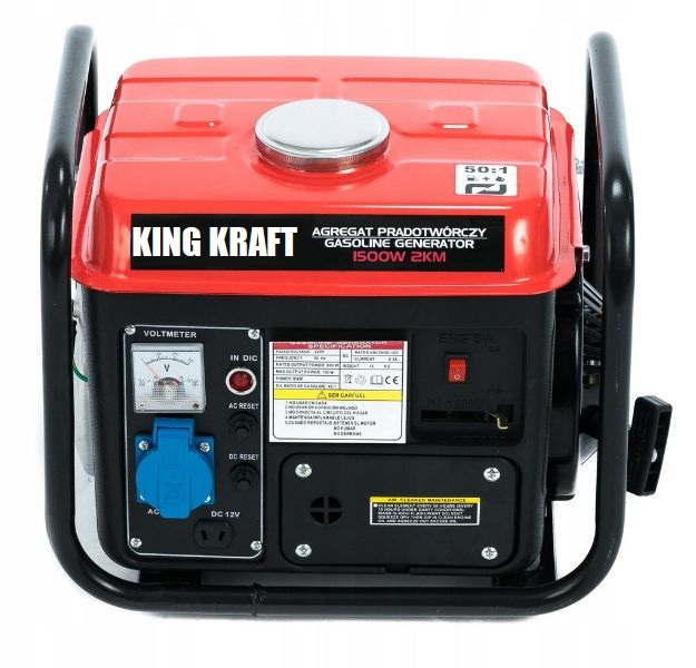 AGREGAT PRĄDOTWÓRCZY 1500W 2KM GENERATOR 230V 12V