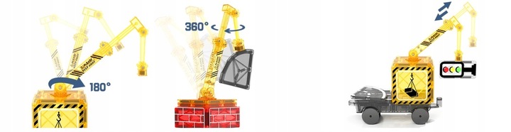 Klocki Magnetyczne Konstrukcyjne Duże Dzieci Zabawki Chłopca Zestaw Pojazdy