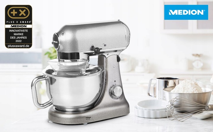 ROBOT PLANETARNY 2w1 1000W+PRZYSTAWKA DO MIELENIA MIĘSA MEDION PREMIUM