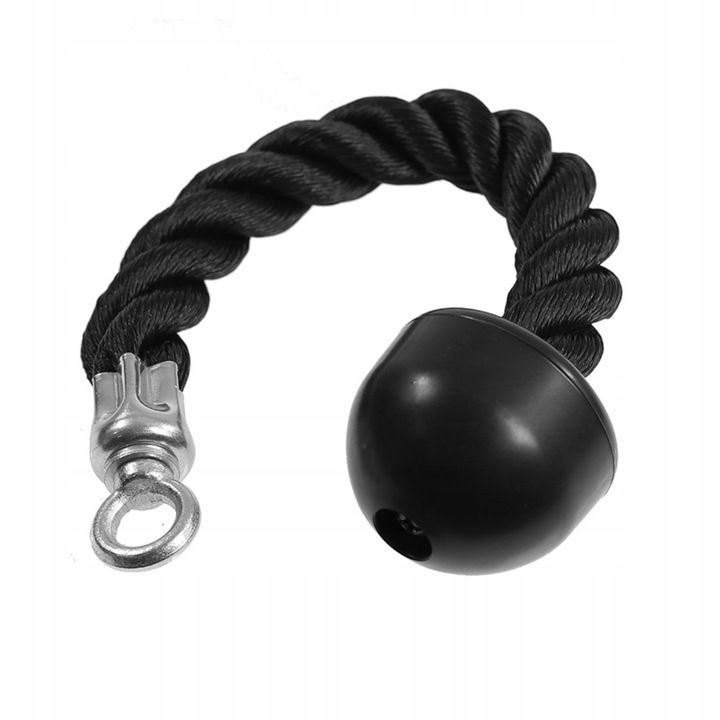 Trwały sznur uchwyt pojedynczy do wyciągu atlasu ćwiczeń bicepsa tricepsa