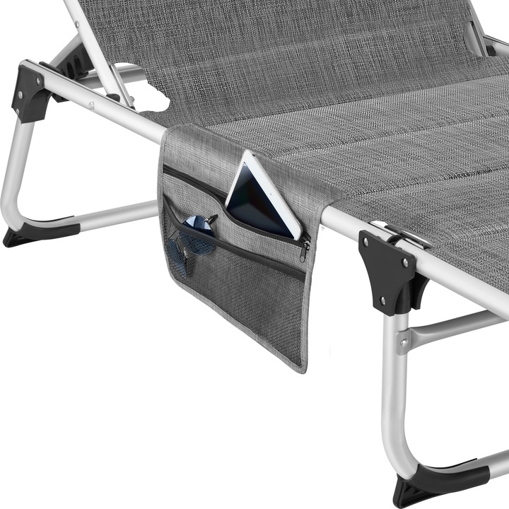 Leżak Lorella tapicerowany, składany