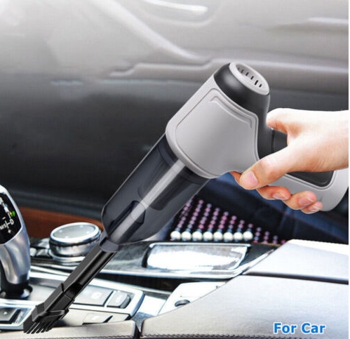 BEZPRZEWODOWY WYDAJNY RĘCZNY ODKURZACZ SAMOCHODOWY 120W 9000PA ŁADOWANY