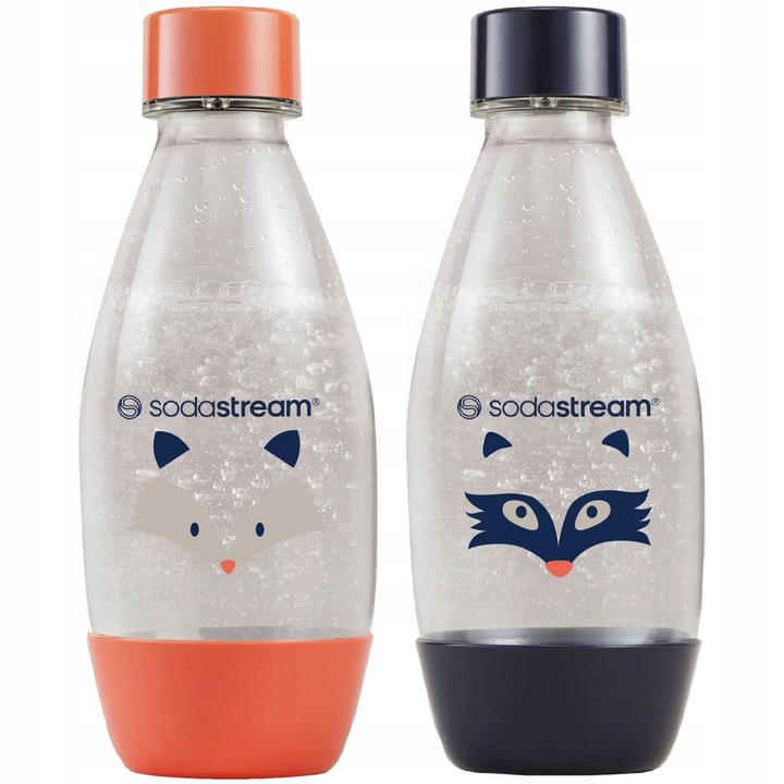 2x Butelka 0,5L SodaStream z grafiką borsuk / szop dwupak do saturatora