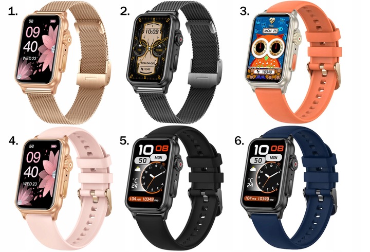 Zegarek damski SMARTWATCH Rubicon ROZMOWY PULS SMS