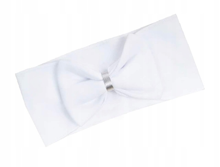 Opaska niemowlęca, dziecięca Biała