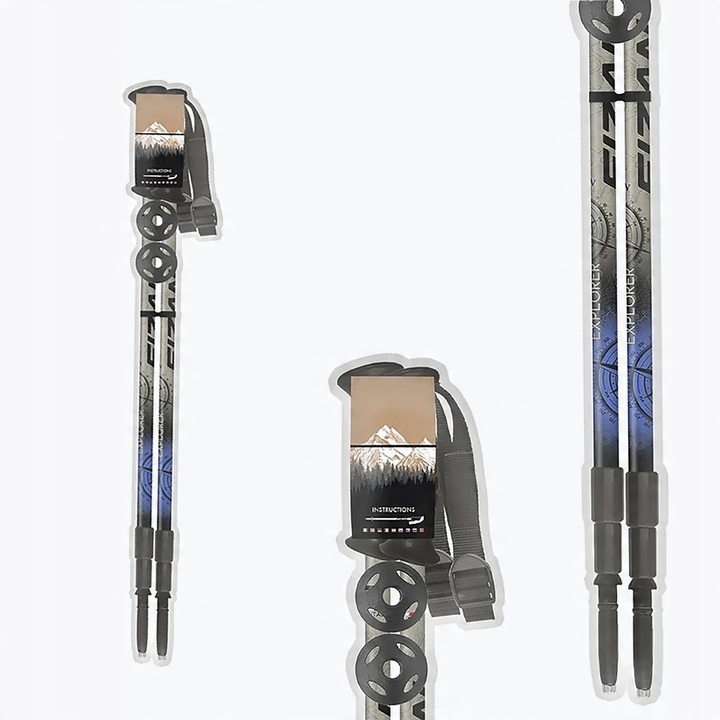 Kije trekkingowe Fizan Explorer blue 63-140 cm