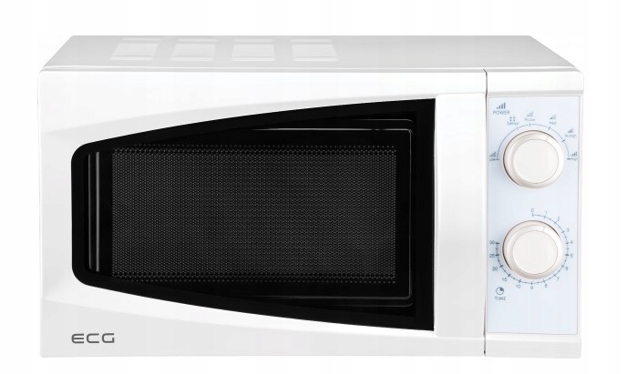 Biała Mikrofalówka 700W 20L minutnik