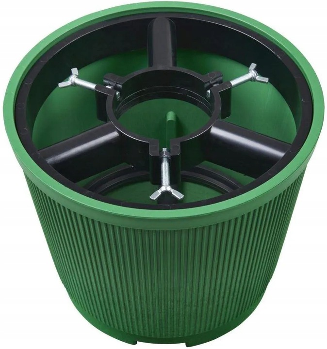STOJAK NA CHOINKĘ ZIELONY REGULOWANY 2W1 Z POJEMNIKIEM NA WODĘ 31 CM