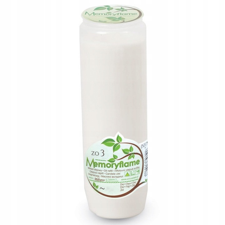 16 SZTUK Wkłady do Zniczy OLEJOWE 96h CAŁOROCZNE 4 dni EKONOMICZNE ZNICZE