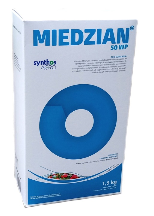 Środek grzybobójczy Synthos Miedzian 50 WP 1,5kg