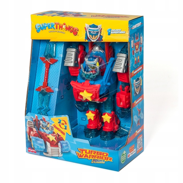 SuperThings Robot Pojazd Turbo Warrior Power Akcesoria Figurka Zings