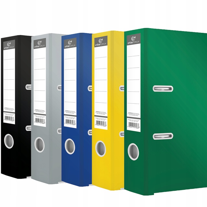 Zestaw 5 x Segregator A4 75 mm segregatory mix kol