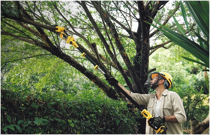 PIŁA ŁAŃCUCHOWA AKUMULATOROWA 6" DO GAŁĘZI DREWNA GAŁĘZIÓWKA 2x AKUMULATOR