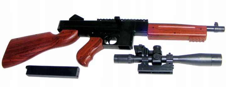THOMPSON TOMMY GUN KARABIN Pistolety na KULKI 6 mm