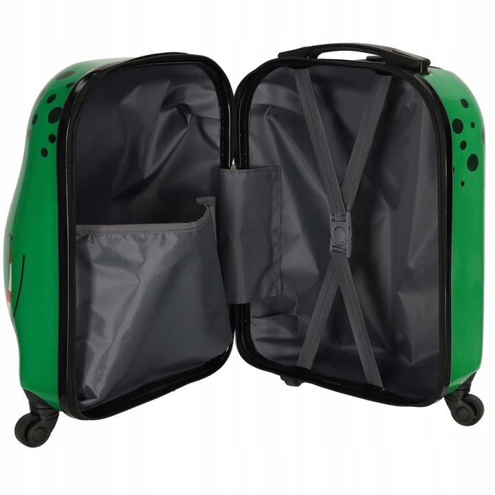 WALIZKA PODRÓŻNA DLA DZIECI BAGAŻ PODRĘCZNY NA KÓŁKACH wzór KROKODYL