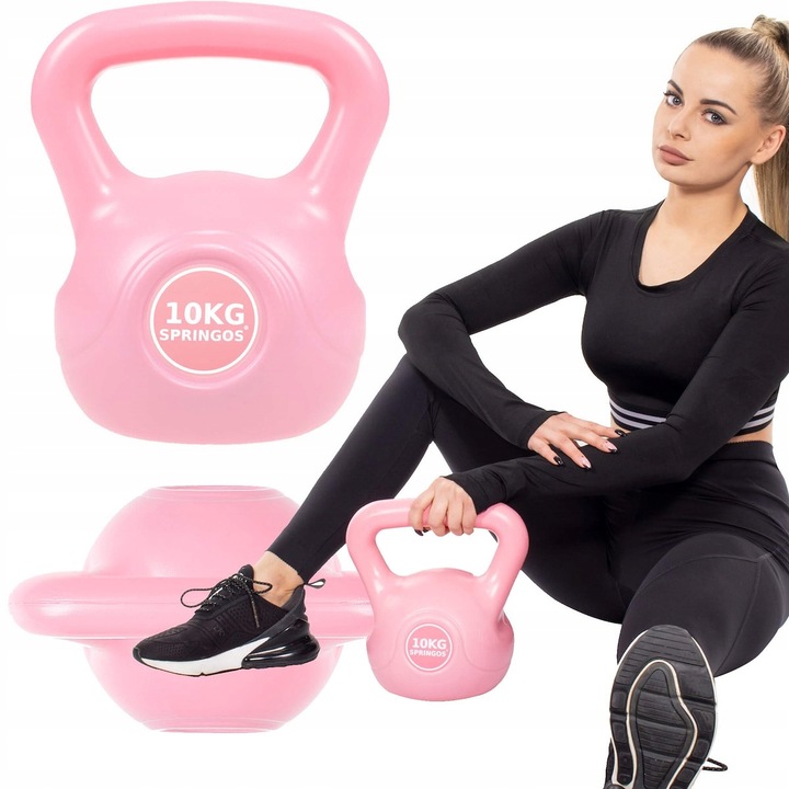 KETTLEBELL odważnik 10 KG kula KETTLE HANTLA hantel FITNESS ABS DO ĆWICZEŃ