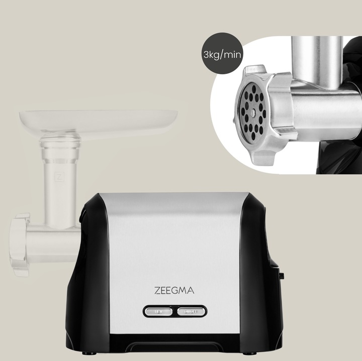 Maszynka do mielenia mięsa ZEEGMA szatkownica nadziewarka kiełbasy 3 sita