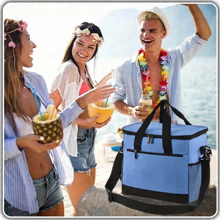 Torba termiczna izolacyjna na jedzenie napoje auto piknik plaża lunch box