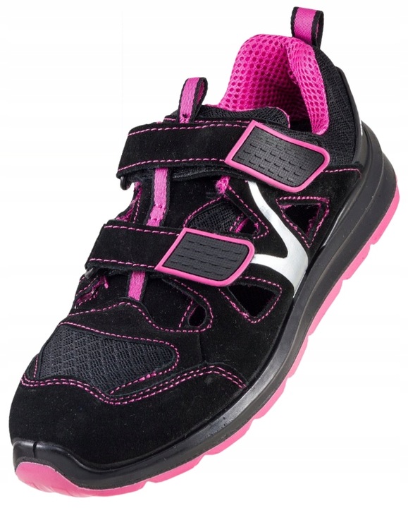 Buty robocze damskie Sandały BHP skórzane z Metalowym Noskiem Lekkie