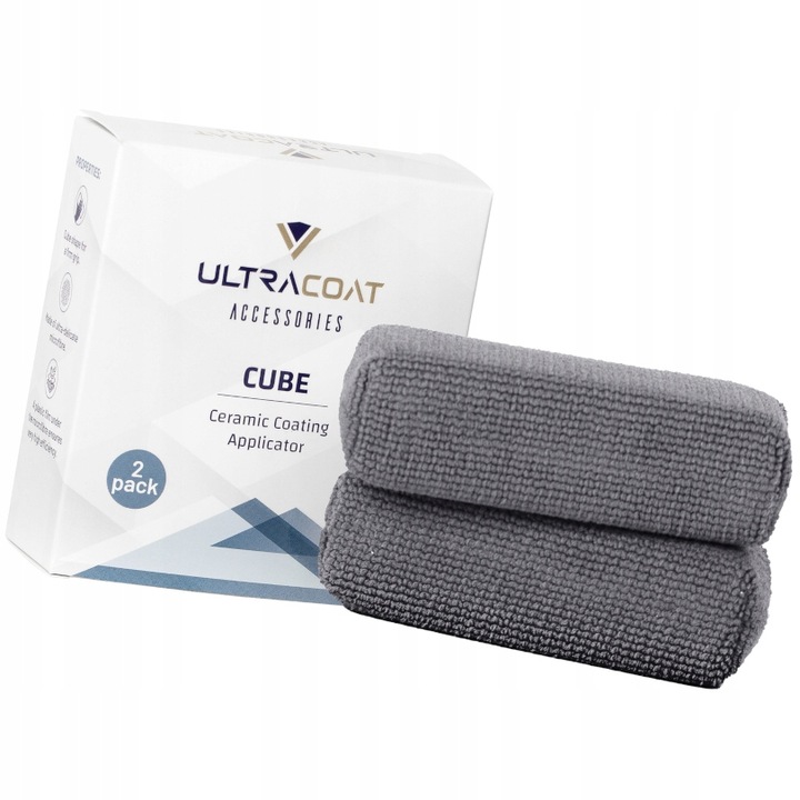 ULTRACOAT 2x Cube Aplikatory z Mikrofibry Do Powłok Ceramicznych Ochronnych