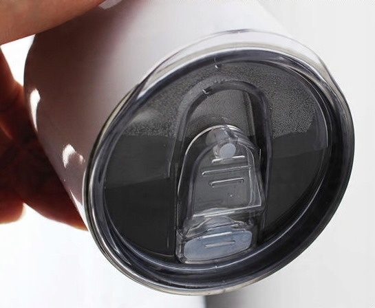 Kubek termiczny do picia yerba mate kawy herbaty z pokrywką czerwony 350ml