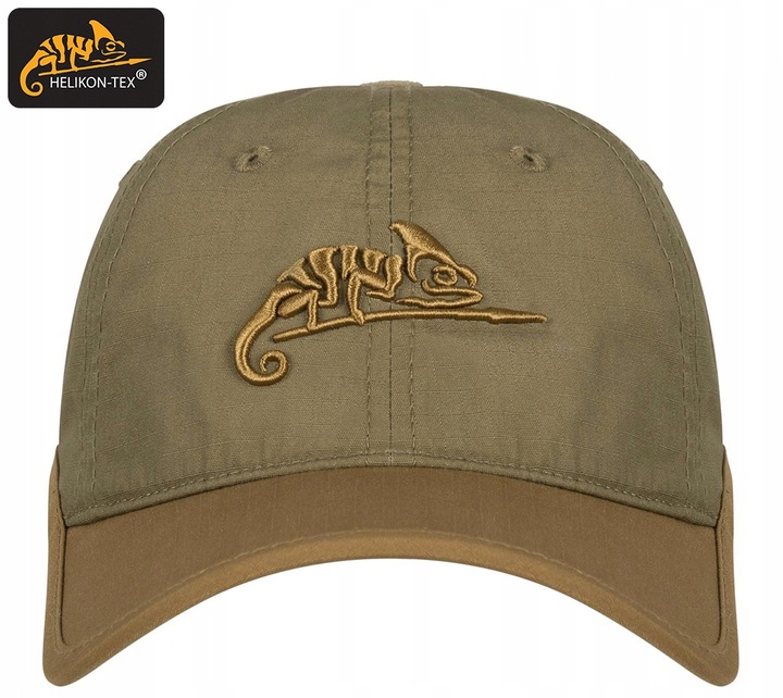 Czapka z Daszkiem HELIKON LOGO Bejsbolówka Regulowana Adaptive Green/Coyote
