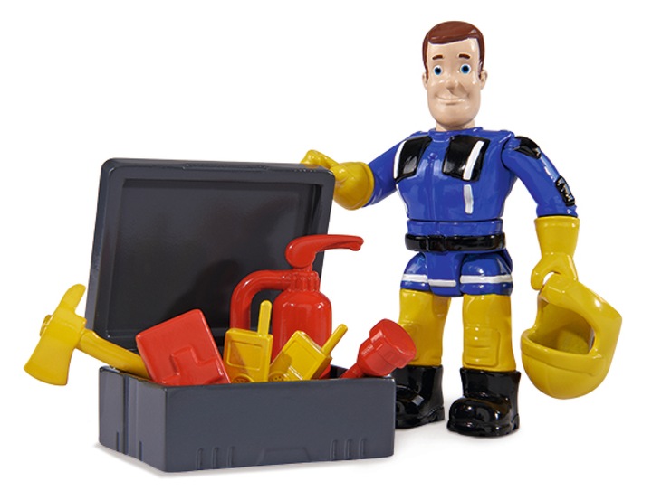 STRAŻAK SAM POJAZD QUAD MERCURY REFLEKTORY FIGURKA SAMA SKRZYNKA NARZĘDZIA