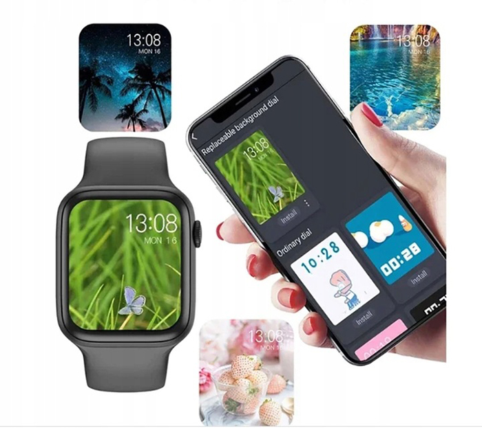 Zegarek dziecięcy MK-Tech smartwatch pulsometr biały